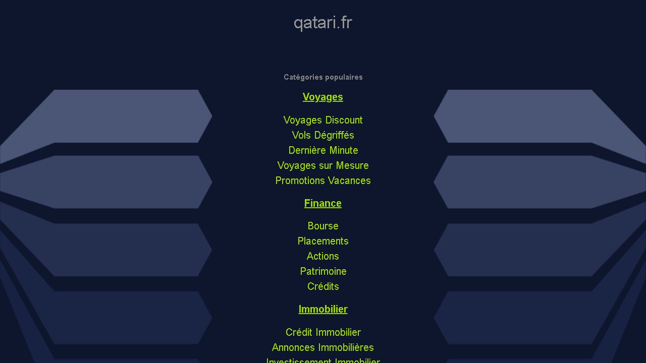 Capture d'écran de http://www.qatari.fr